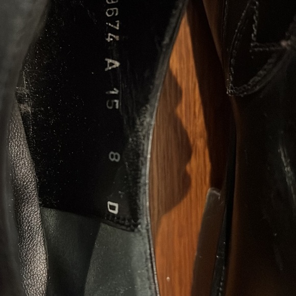 Men’s Ferragamo loafers size 8D preowned black - Picture 5 of 10